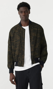 BASSIKE COTTON CAMO BOMBER