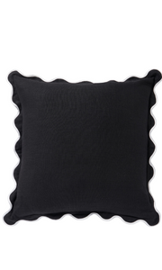 CUSHION Linen Scallop