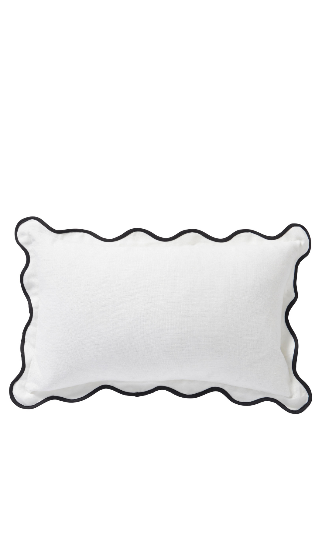 CUSHION Linen Scallop