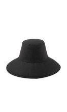 Load image into Gallery viewer, LACK OF COLOR Holiday Bucket hat in black canvas at Amara Home
