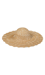 LACK OF COLOR  Scalloped Dolce Hat at Amara Home