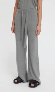 LEE MATHEWS Cotton Cashmere Wide Leg Pant