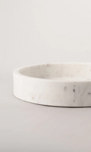 Load image into Gallery viewer, MARBLE | White Round Tray
