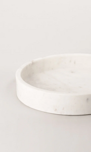 MARBLE | White Round Tray