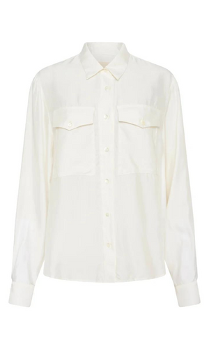 MATIN Twill Draped Shirt