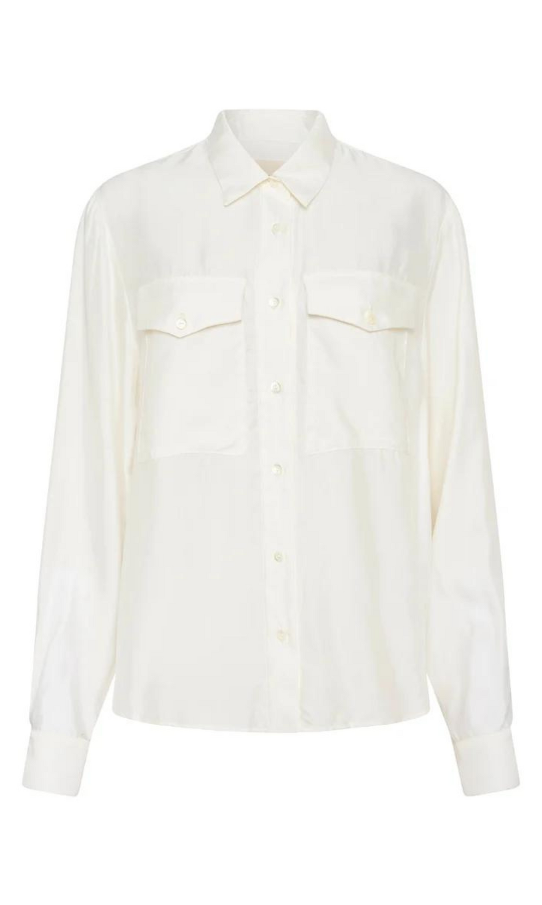 MATIN Twill Draped Shirt