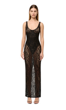 Load image into Gallery viewer, MICHAEL LO SORDO Halle Lace Midi Dress
