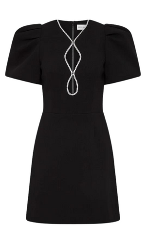 REBECCA VALLANCE Estella Puff Sleeve Mini Dress