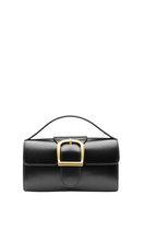 Load image into Gallery viewer, RYLAN | 10.1 Black Mini Satchel with Flat Handle
