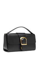 Load image into Gallery viewer, RYLAN | 11.1 Black Small Satchel with Flat Handle
