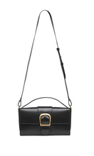 Load image into Gallery viewer, RYLAN | 11.1 Black Small Satchel with Flat Handle
