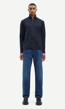 Load image into Gallery viewer, SAMSOE-SAMSOE-Gunan-Turtle-Neck-Zip-Jumper-10490-Sky-Captain-Men&#39;s-Fashion-Clothing-Amara-Home
