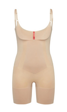 Load image into Gallery viewer, SPANX Oncore Open-Bust Mid-Thigh Bodysuit
