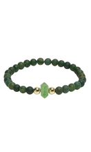 Load image into Gallery viewer, SPIRITUS STONES Quartz Dragon Bracelet with Aventurine &amp; Moss Agate
