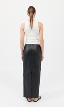 Load image into Gallery viewer, ST. AGNI Leather Column Skirt
