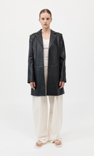 Load image into Gallery viewer, ST. AGNI Leather Longline Jacket
