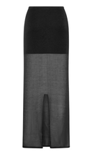 Load image into Gallery viewer, ST. AGNI Sheer Column Skirt
