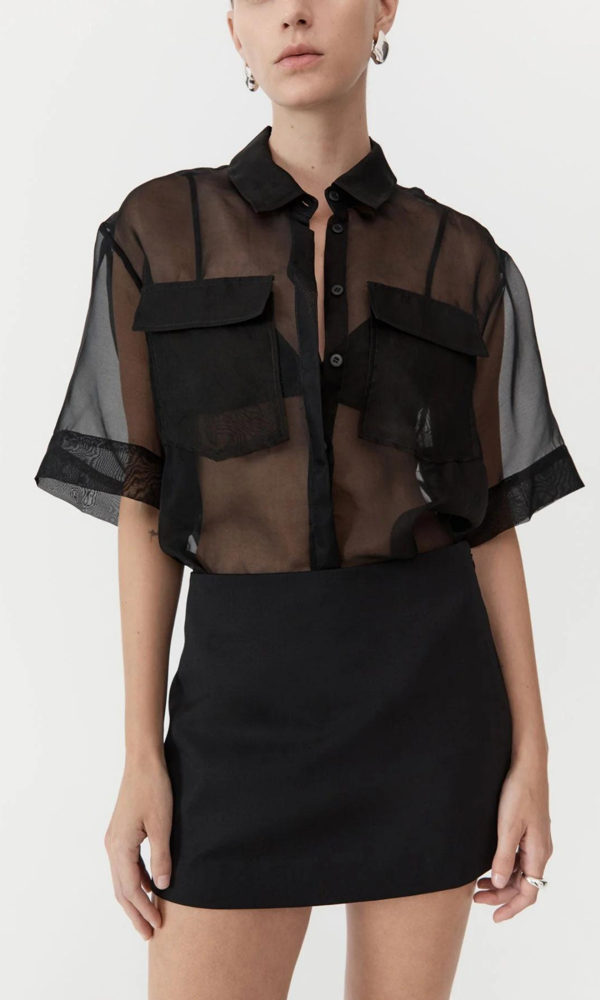 ST. AGNI | Sheer Organza Shirt – AMARA HOME