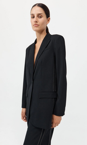 ST. AGNI Side Stripe Blazer