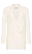 Load image into Gallery viewer, ST. AGNI Linen Split Sleeve Blazer
