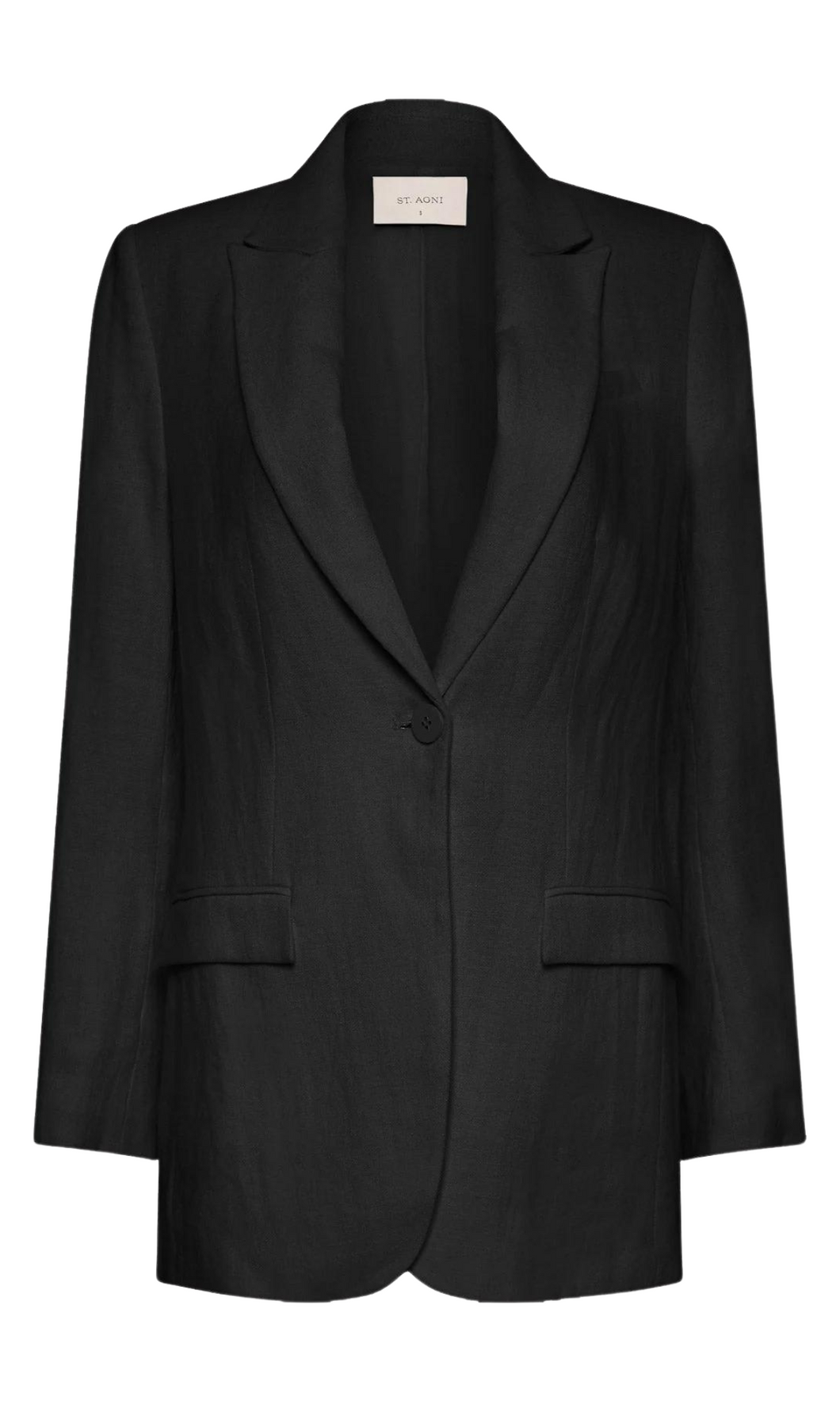 ST. AGNI Tailored Linen Blazer