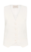 Load image into Gallery viewer, ST. AGNI Tailored Linen Vest
