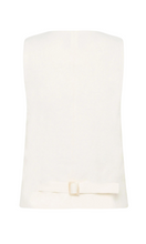 Load image into Gallery viewer, ST. AGNI Tailored Linen Vest
