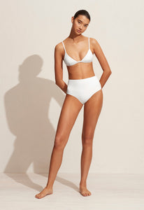 MATTEAU | The High Waist Brief | Chalk