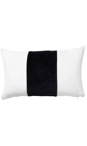 CUSHION | Linen Velvet Stripe Lumbar