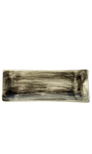 Load image into Gallery viewer, Wonki Ware unique ceramic Utensil Tray with black wash glaze, handmade in South Africa, available at Amara Home.
