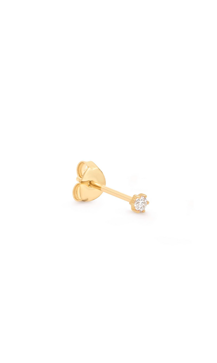 BY CHARLOTTE | Sweet Droplet Diamond Stud – AMARA HOME