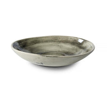 Load image into Gallery viewer, Wonki Ware unique ceramic Etosha Bowl with black textured glaze, handmade in South Africa, available at Amara Home.
